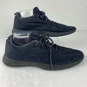 Allbirds Mens 12 Dark Gray Wool Runners Lace Up Athletic